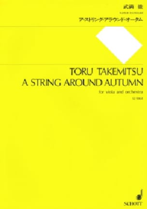 A string around autumn - Partitur - TAKEMITSU - Partition