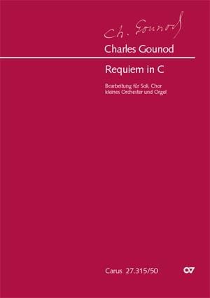 Requiem en Ut Majeur GOUNOD Partition Grand format