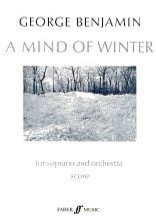 A Mind of Winter - Score - George Benjamin - Partition - Grand format