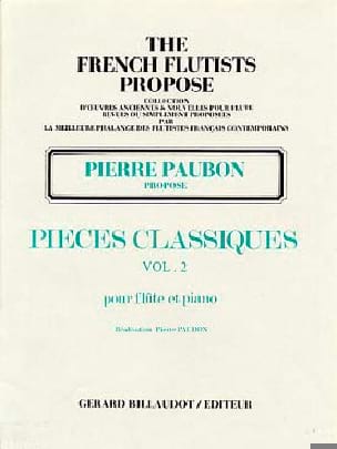 Pièces classiques - Volume 2 - Flûte et piano - Pierre Paubon