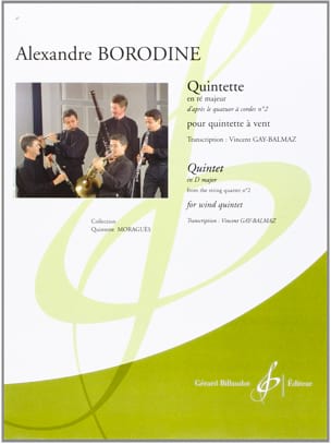 Quintette en ré majeur - Parties + conducteur - BORODINE - Partition
