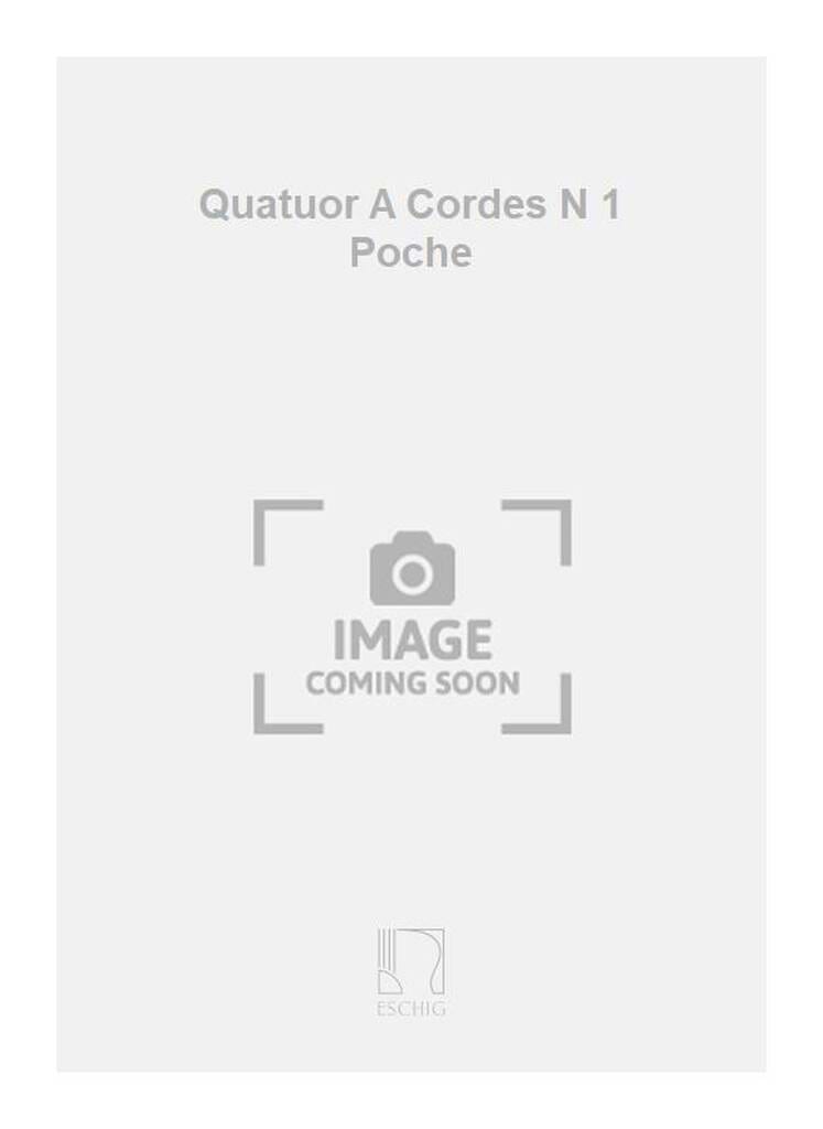 Quatuor à cordes n° 1 - Conducteur HONEGGER Partition Grand format