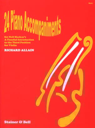 24 Piano accompaniments Mackay Neil / Allain Richard Partition Violon