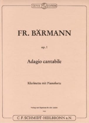 Adagio cantabile op. 1 - Klarinette Klavier - Fr. Bärmann - Partition