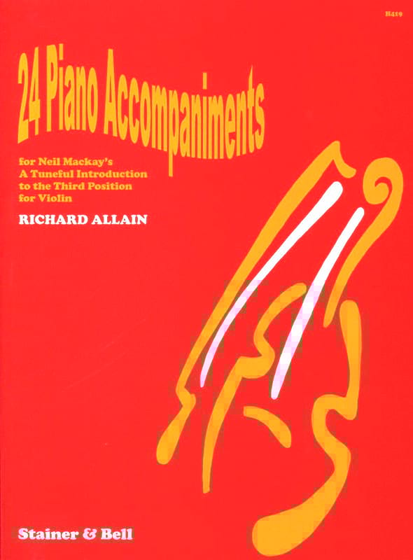 24 Piano accompaniments Mackay Neil / Allain Richard Partition Violon