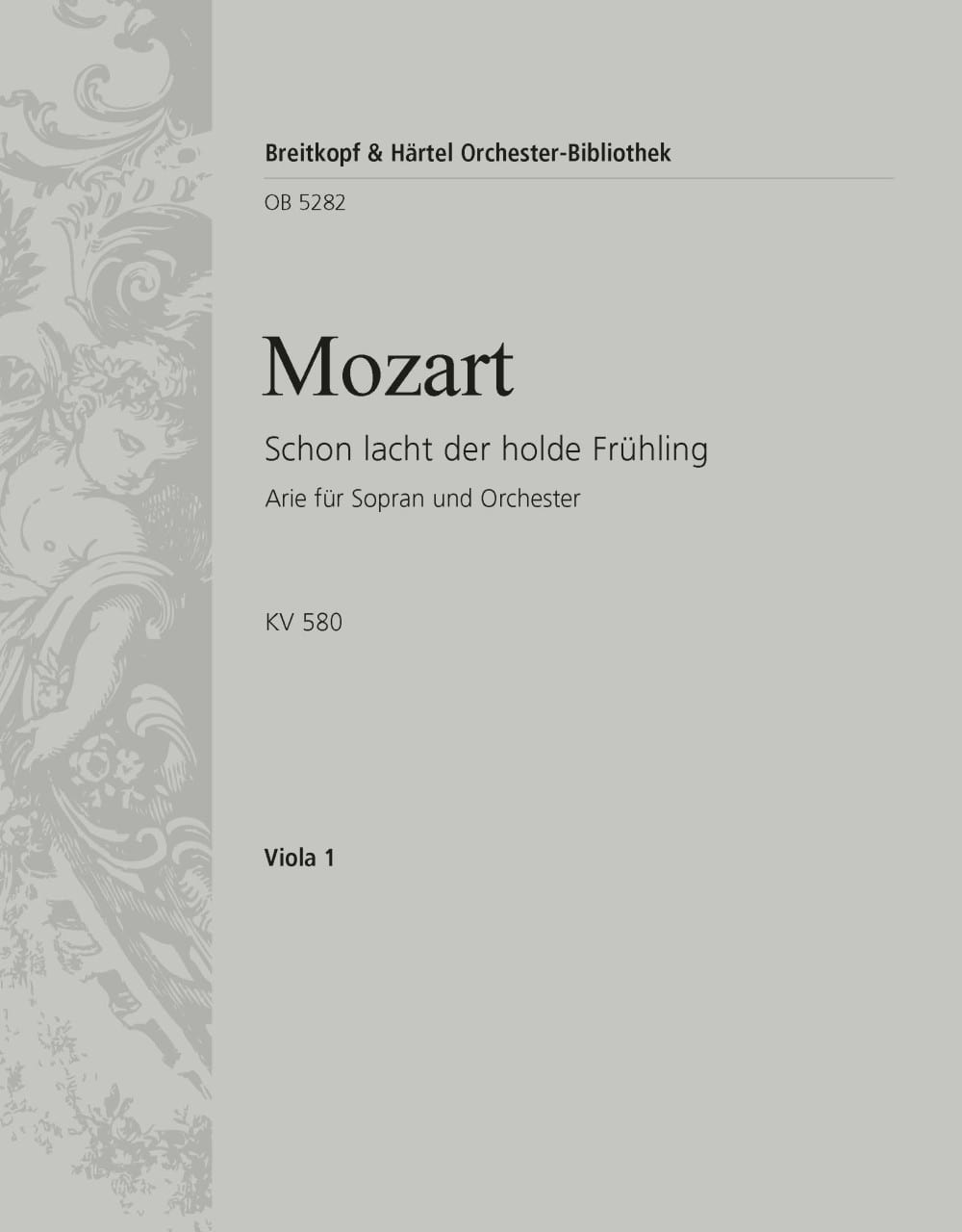 Schon lacht der holde Frühling KV 580 - MOZART - Partition