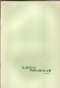 Le Solfège Contemporain Volume 3 - Elève - Albert Beaucamp - Partition