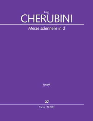 Messe Solennelle CHERUBINI Partition Grand format
