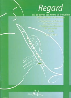 Regard Yves Didier Partition Clarinette