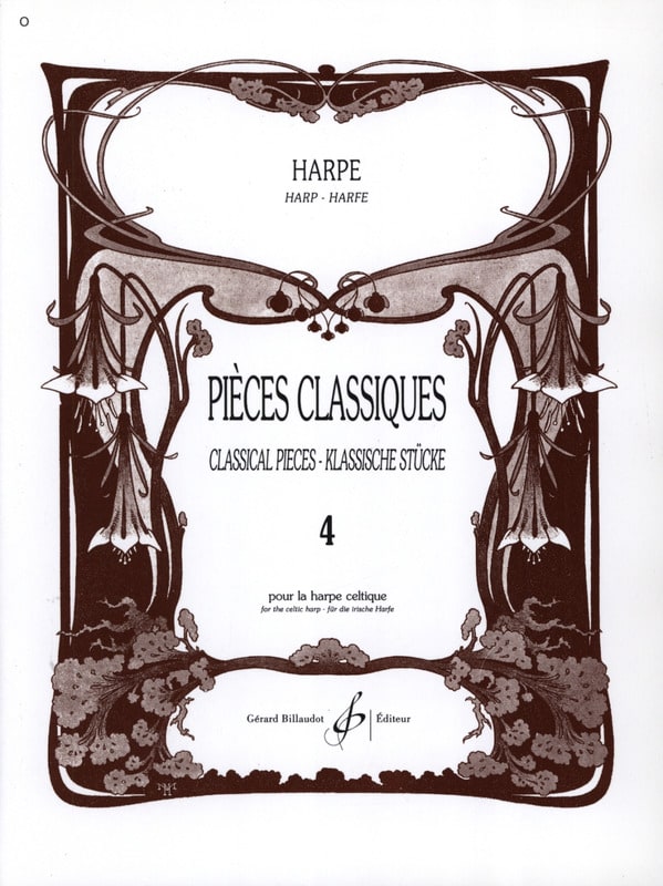Pièces Classiques Volume 4 - Harpe Partition Harpe