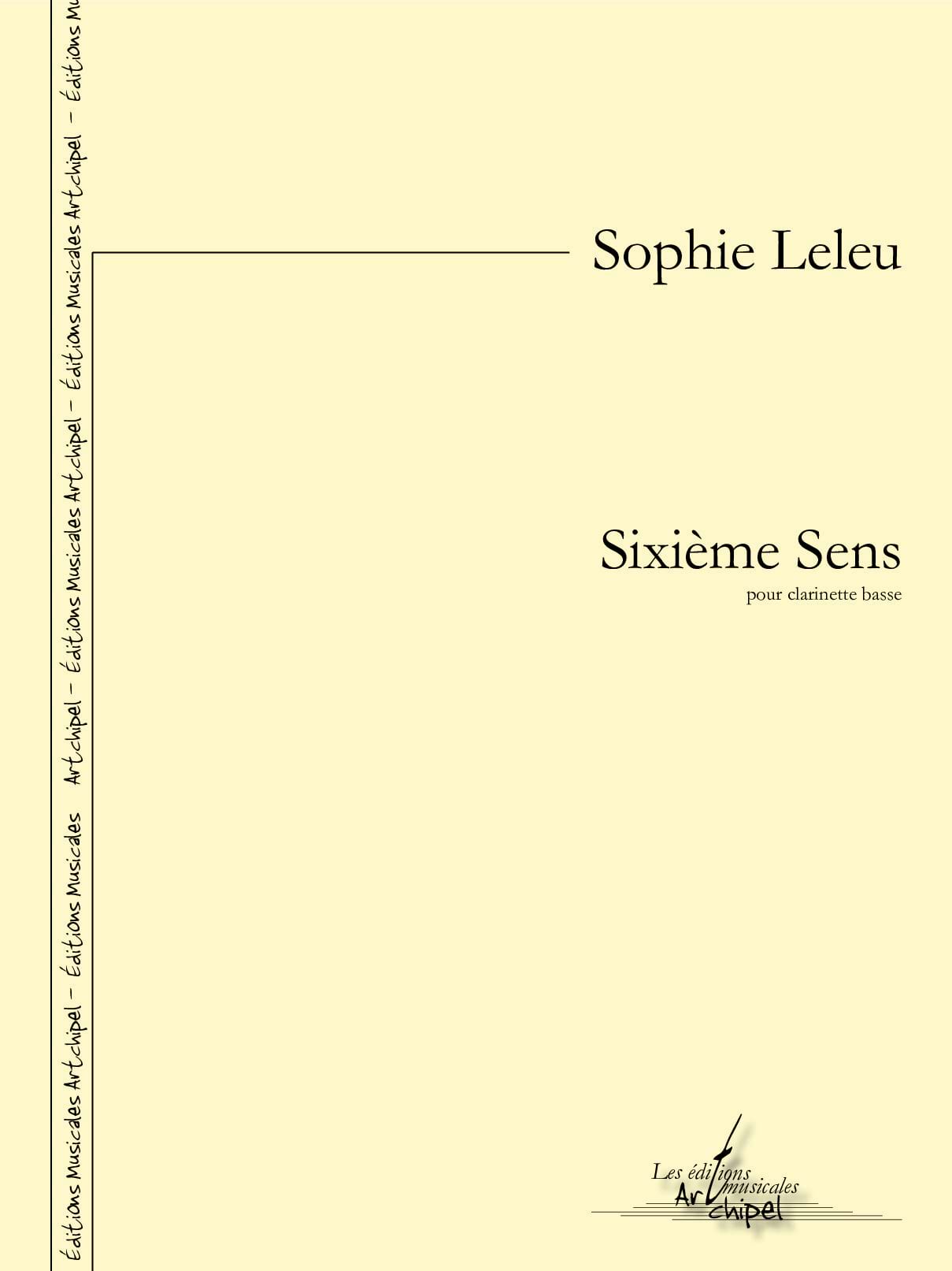 Sixième sens Sophie Leleu Partition Clarinette