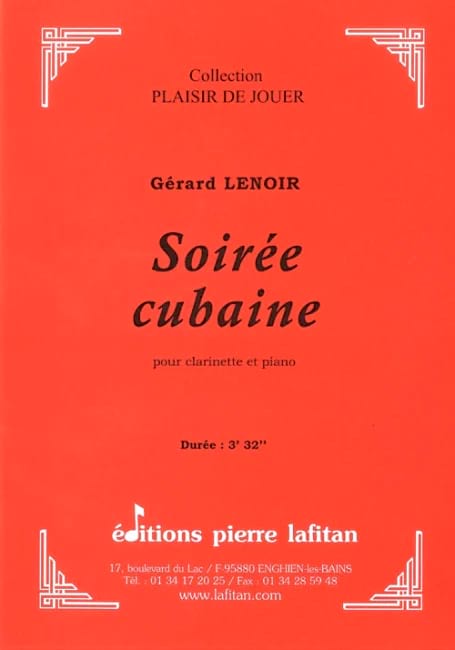 Soirée Cubaine Gérard Lenoir Partition