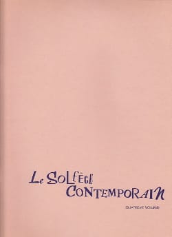 Le Solfège Contemporain Volume 4 - Prof - Albert Beaucamp - Partition