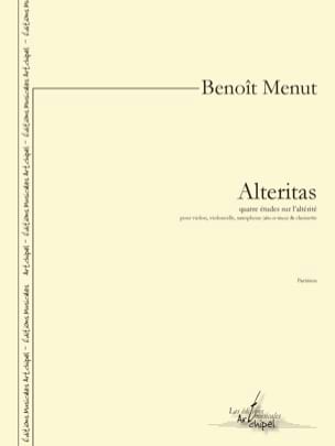 Alteritas - Conducteur Benoit Menut Partition Grand format