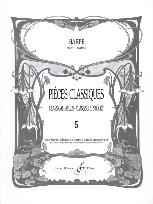 Pièces classiques Volume 5 - Harpe Partition Harpe