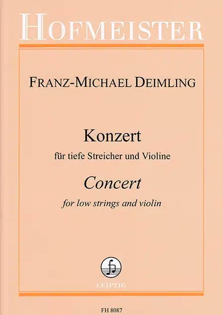 Concert - Conducteur Franz-Michael Deimling Partition Grand format