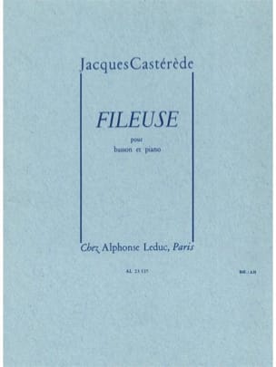 Fileuse Jacques Castérède Partition Basson