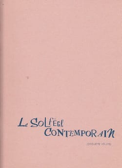 Le Solfège Contemporain Volume 5 - Prof - Albert Beaucamp - Partition