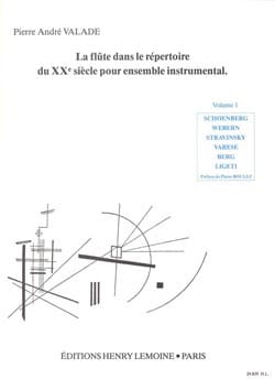 Flûte dans le répertoire du XXe siècle pour ensemble instrumental - Volume 1