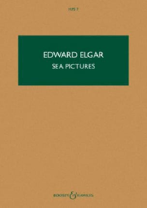 Sea Pictures - Conducteur Edward Elgar Partition Grand format