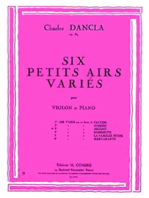 Air Varié op. 89 n° 3 sur un thème de Bellini - DANCLA - Partition
