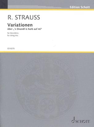 Variationen - Streichtrio - Partitur + Stimmen - Richard Strauss