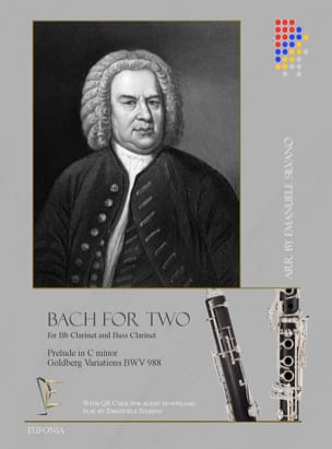 BACH FOR TWO Michele Mangani Partition Clarinette