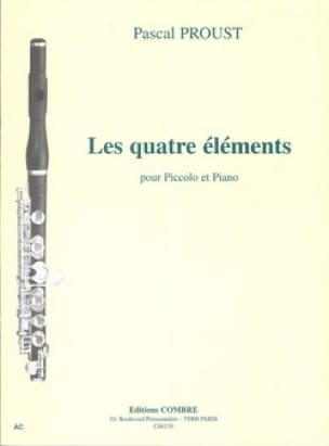 Les quatre éléments - Pascal Proust - Partition - Flûte traversière