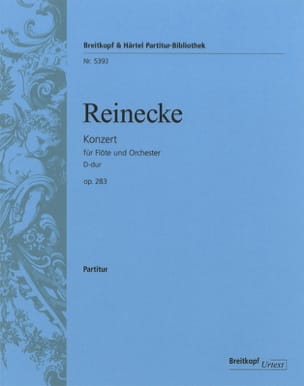Concerto pour Flûte op. 283 - Conducteur - Carl Reinecke - Partition