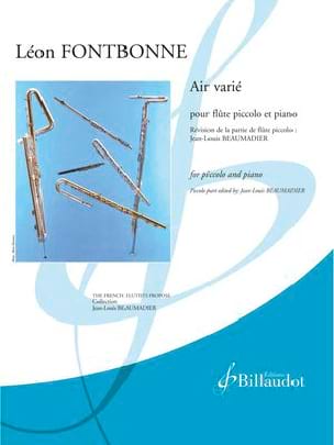 Parcourir les pages Air varié - Léon Fontbonne - Partition - Flûte traversière