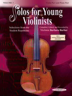 Solos for Young Violinists vol 3 Barbara Barber Partition Violon