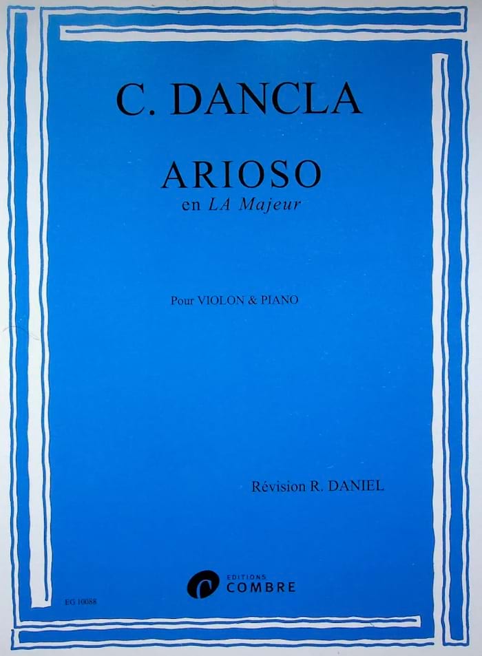 Arioso en la majeur DANCLA Partition Violon
