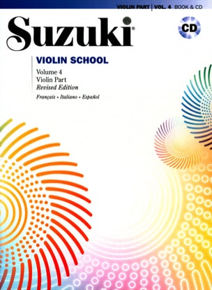 Violin School Volume 4 en Français SUZUKI Partition Violon