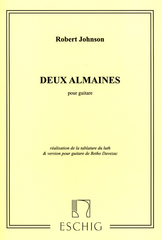 2 Almaines Robert Johnson Partition Guitare