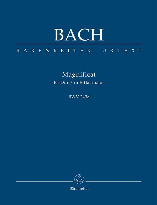 Magnificat Es-Dur BWV 243a - Partitur BACH Partition Petit format
