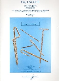 28 Etudes - Flûte Guy Lacour Partition Flûte traversière