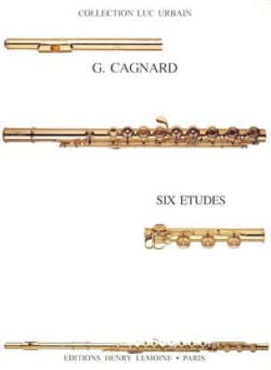 6 Etudes - Flûte Gilles Cagnard Partition Flûte traversière