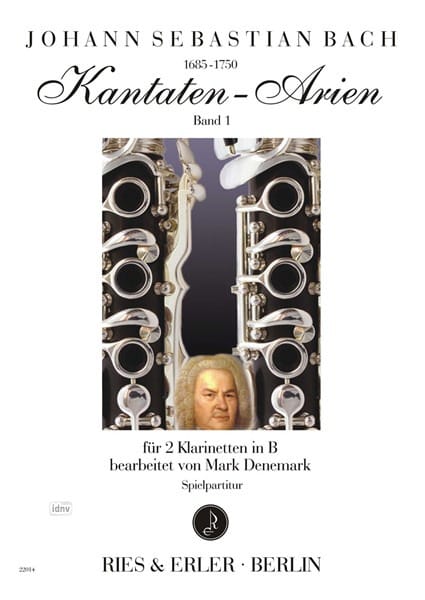 Kantaten Arien Volume 1 BACH Partition Clarinette