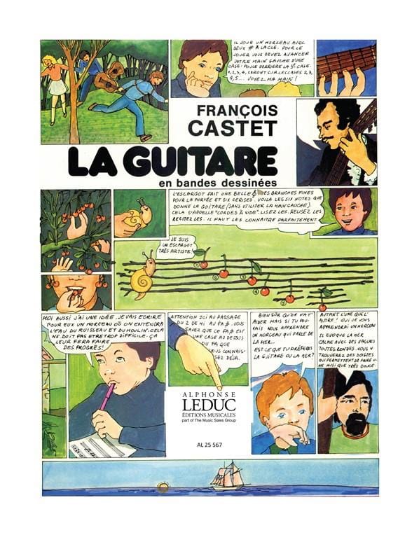La guitare en bandes dessinées - Castet François / Requien Jean-Marc