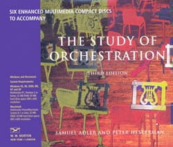 Samuel Adler - Coffret de 6 CD Multimédias - The Study Of Orchestration - Livre - di-arezzo.fr