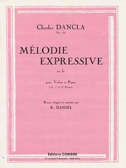 Mélodie expressive en Fa op. 159 DANCLA Partition Violon
