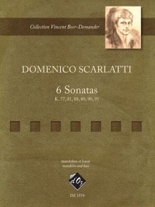 6 Sonatas SCARLATTI Partition Mandoline