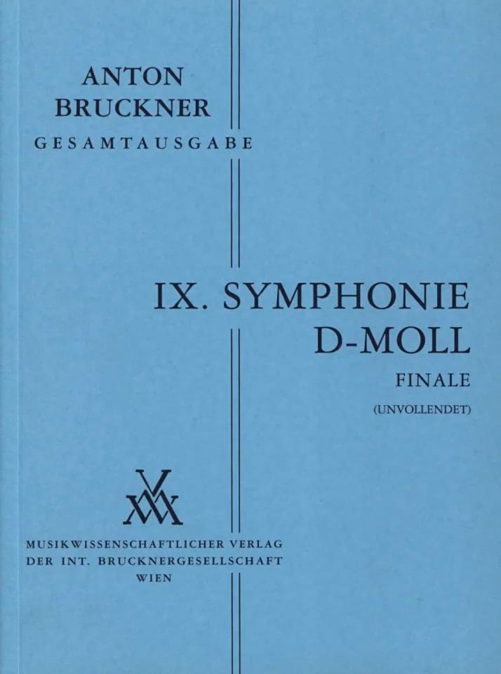 Sinfonie Nr. 9 - Finale (Fragment 1895/96) BRUCKNER Partition
