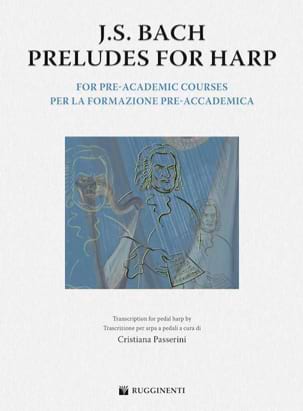 Preludes pour Harpe BACH Partition Harpe