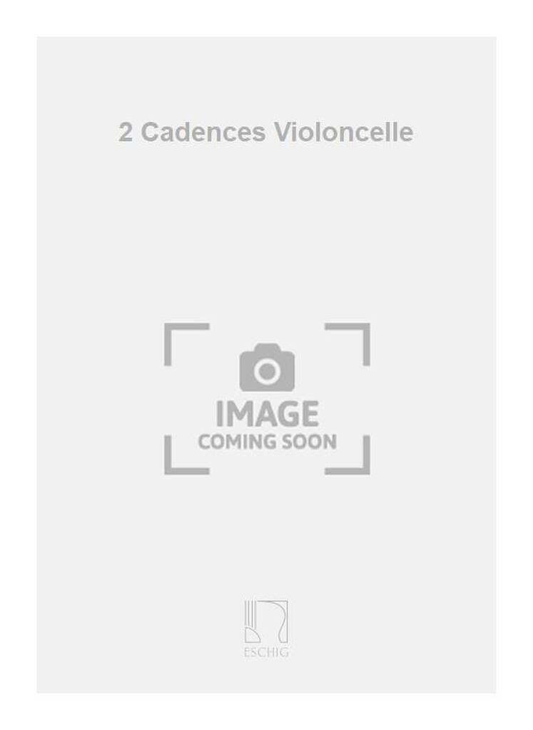 2 Cadences pour le Concerto de Haydn - Violoncelle - René Jullien