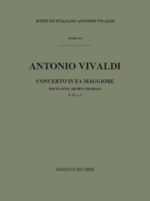Concerto en Fa Maj. - F. 6 N° 1 - Partitura - VIVALDI - Partition