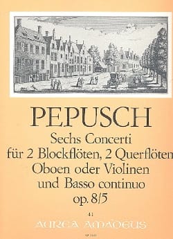 6 Concerti op. 8 : Nr. 5 - 2 Blockflöten 2 Flöten u. BC
