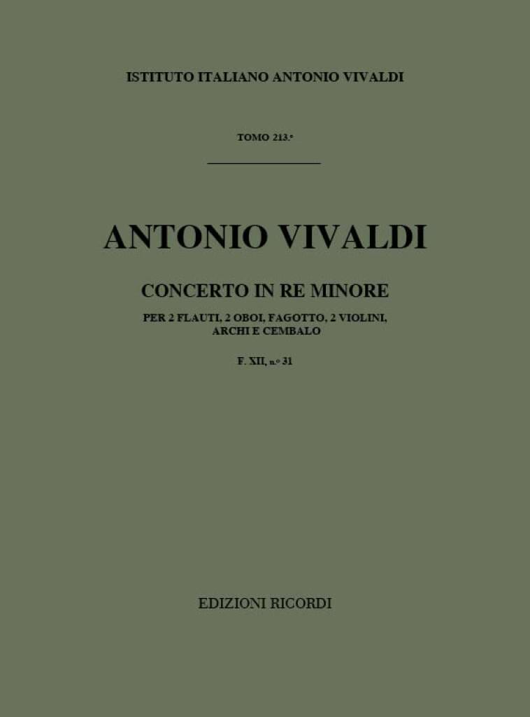 Concerto en ré min. - F. 12 N° 31 - Partitura VIVALDI Partition