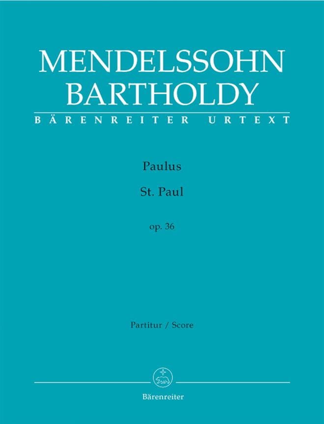 Paulus MENDELSSOHN Partition Grand format