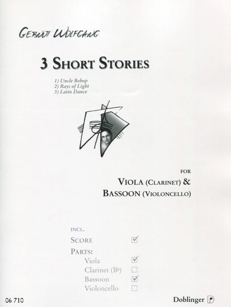 3 Short Stories Gernot Wolfgang Partition